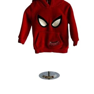 Marvel Red Hoodie for Kids, Spiderman Superhero,Playful, Cartoon Character
